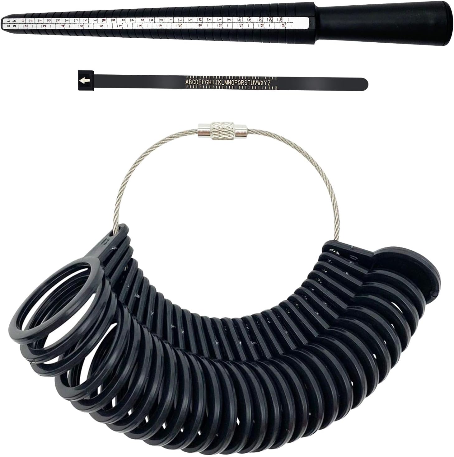 DSFSAEG Ring Sizer UK Ring Measurement Tool, AZ Ring Measurement Tool, Stick Ring Measurement