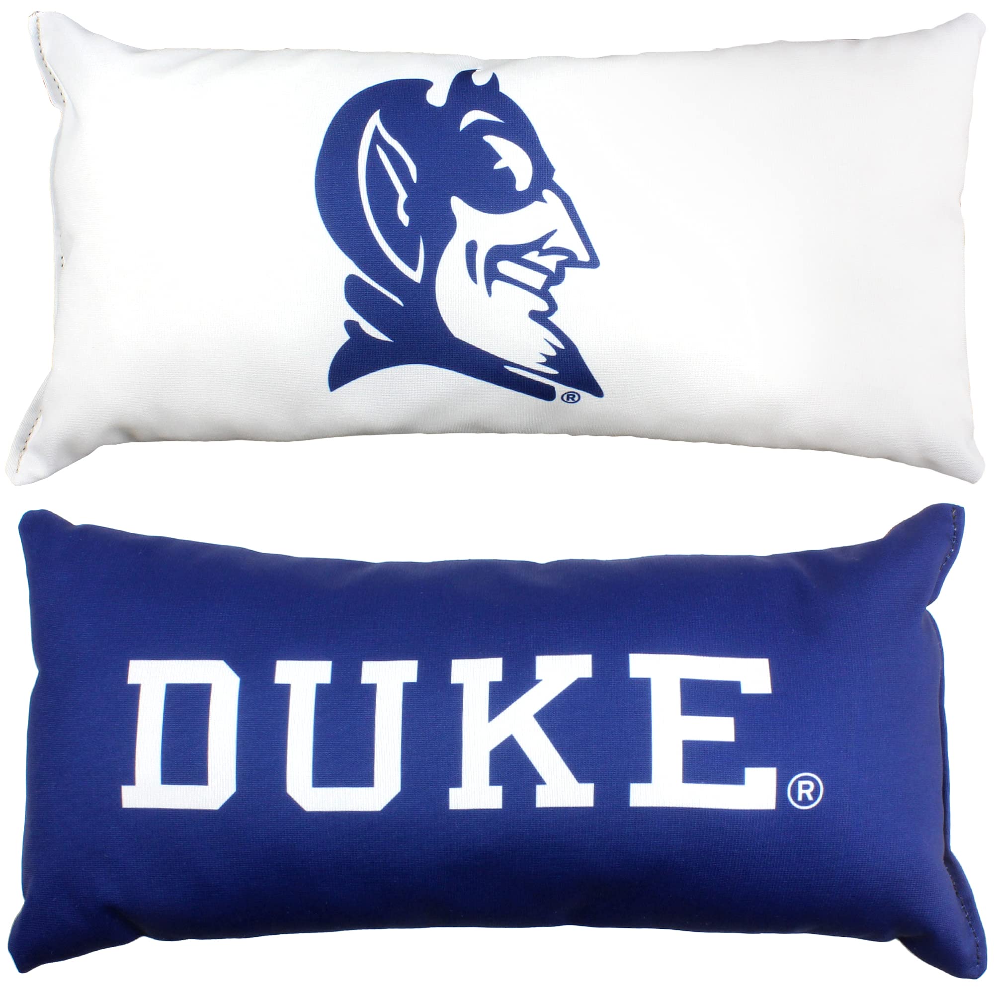 College CoversCollege Covers Everything Comfy Duke Blue Devils 2 Sided Bolster Small Travel Pillow Decorative Pillow 16 x 6