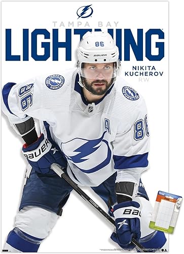 Trends International NHL Tampa Bay Lightning - Póster de pared de la serie 23 de Nikita Kucherov