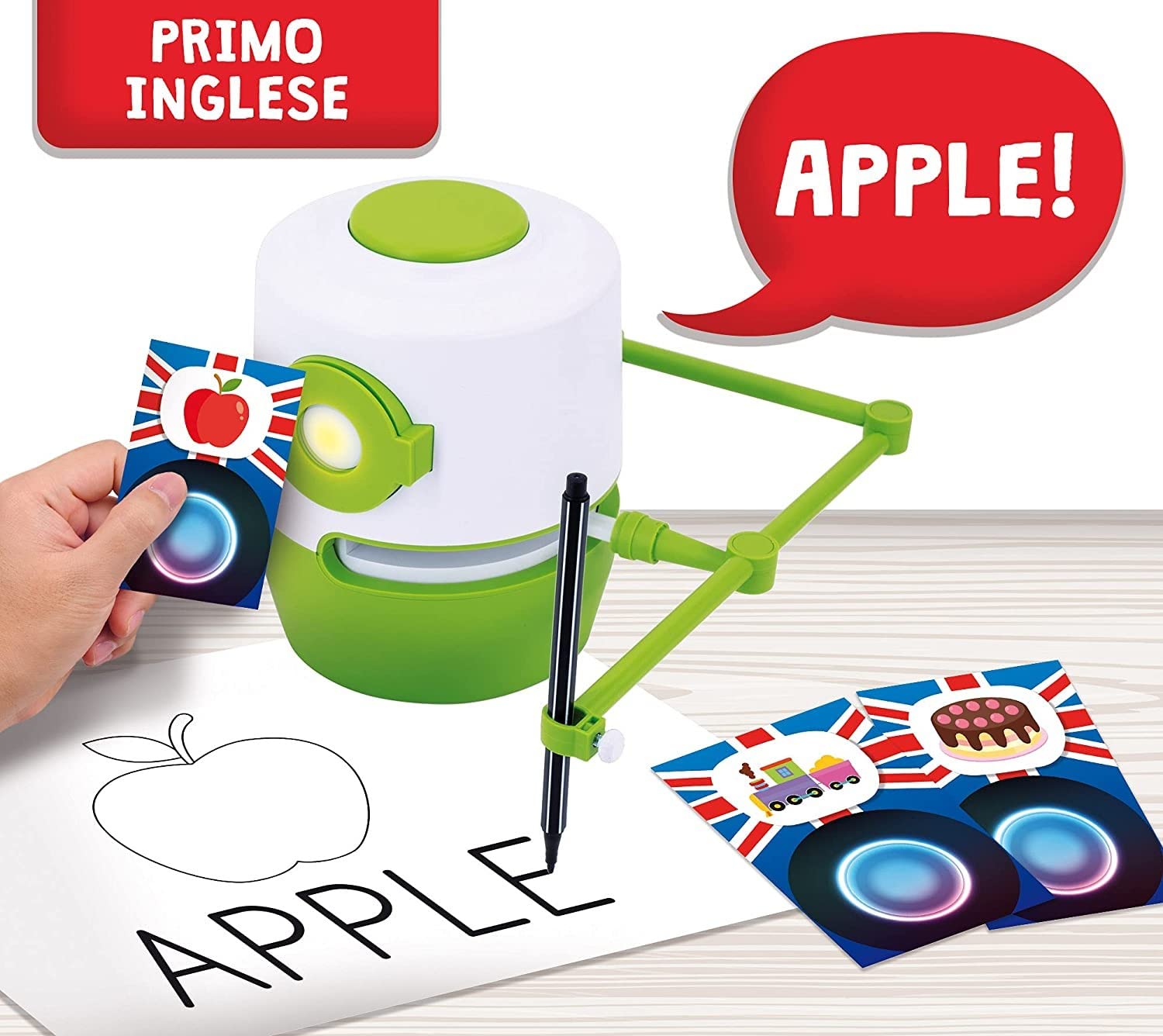 Liscianigiochi 88775 Step Leggo e Scrivo - Robot Hi- Tech Parlante, Per imparare a leggere e scrivere, 3-8 anni
