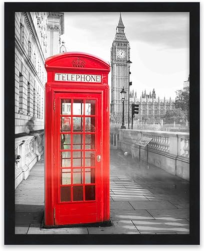 Miniatura 4 de Marco de fotos negro de 11 x 9 pulgadas, marco de fotos moderno completo que incluye protector contra roturas de acrílico UV, tablero de respaldo de