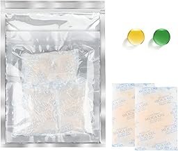 Boadw 50g x 6 Bags Silica Gel Dry Core Food Orange Pearl Moisture Indicator Moisture Removal Desiccant