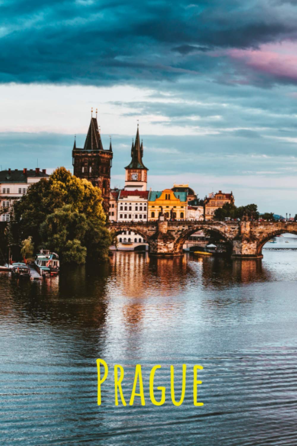 Prague: Cute Gifts For Tour lovers, Europe, Gift Ideas, Composition Notebook, Motivational Notebook,Unique Notebooks, Journal