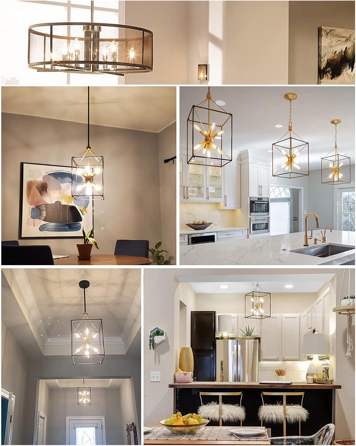 Dimmable E12 LED Bulbs 6W, T6 Edison Light Bulbs Soft White 3000K, 60W Candelabra Incandescent Bulbs Equivalent Vintage LED Filament Edison Candle Bulb, 600lm, 6Pack.