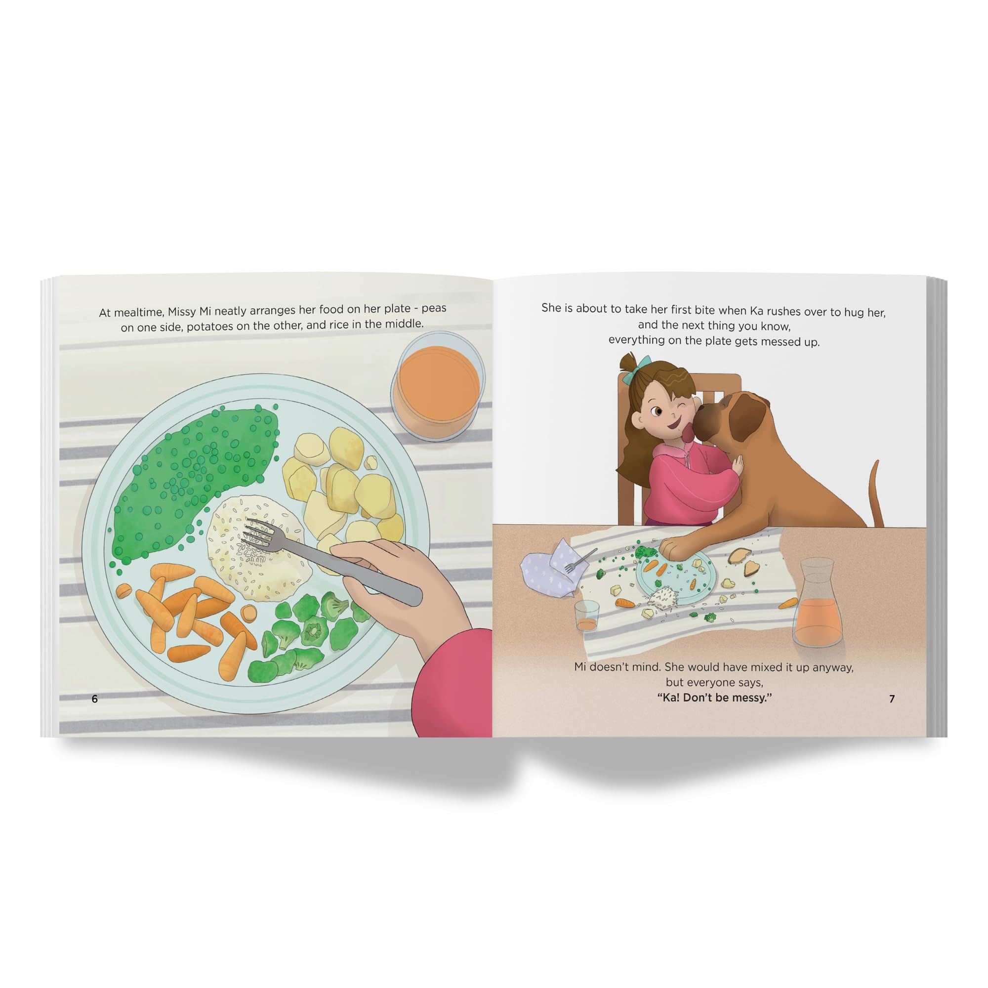 Missy Mi & Messy Ka: Story Book for Kids on Friendship, Acceptance, & Empathy by SAM & MI | Engaging Illustration Book for Children | Tale of a Girl & Her Dog (Ages 3-8) 2