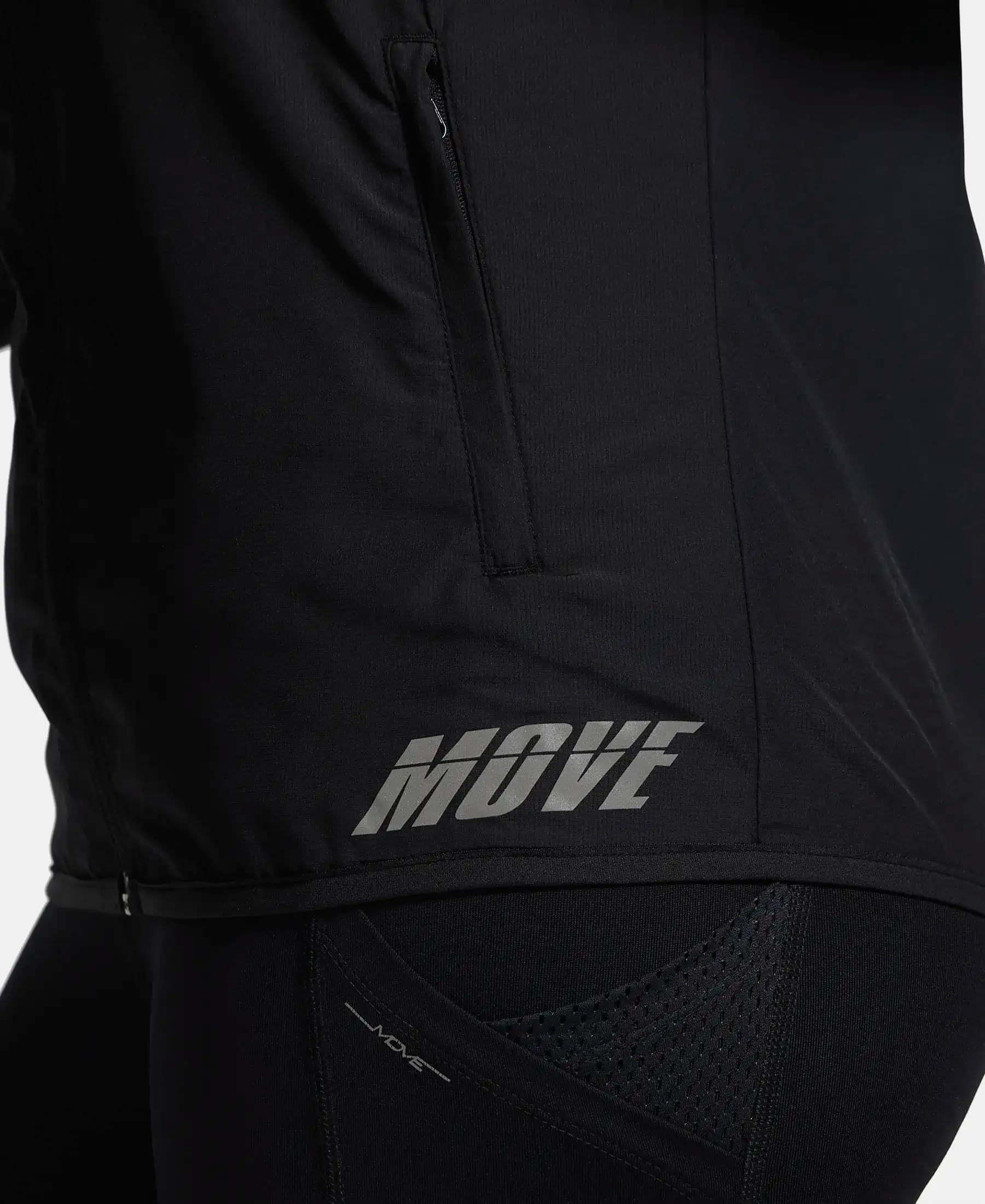 Jockey Women's Microfiber Fabric Solid High Neck Hoodie Jacket with Stay Dry Treatment_Style_MW50_Black_L 3