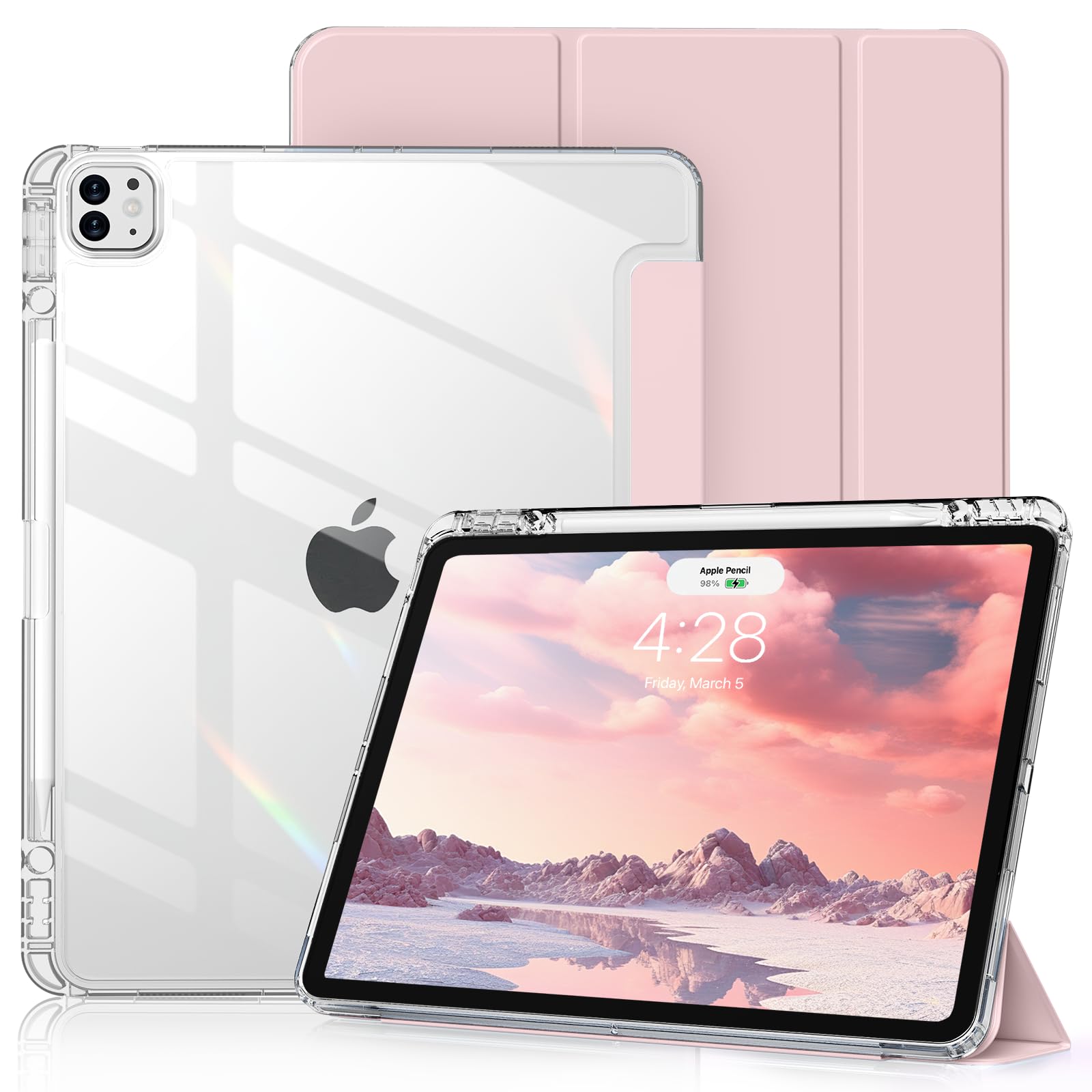 iPad Pro 12.9 インチ Apple pencil ケース付き Amazon.com: Clear Case for iPad Pro 12.9 inch 6th/5th/4th/3rd Gen