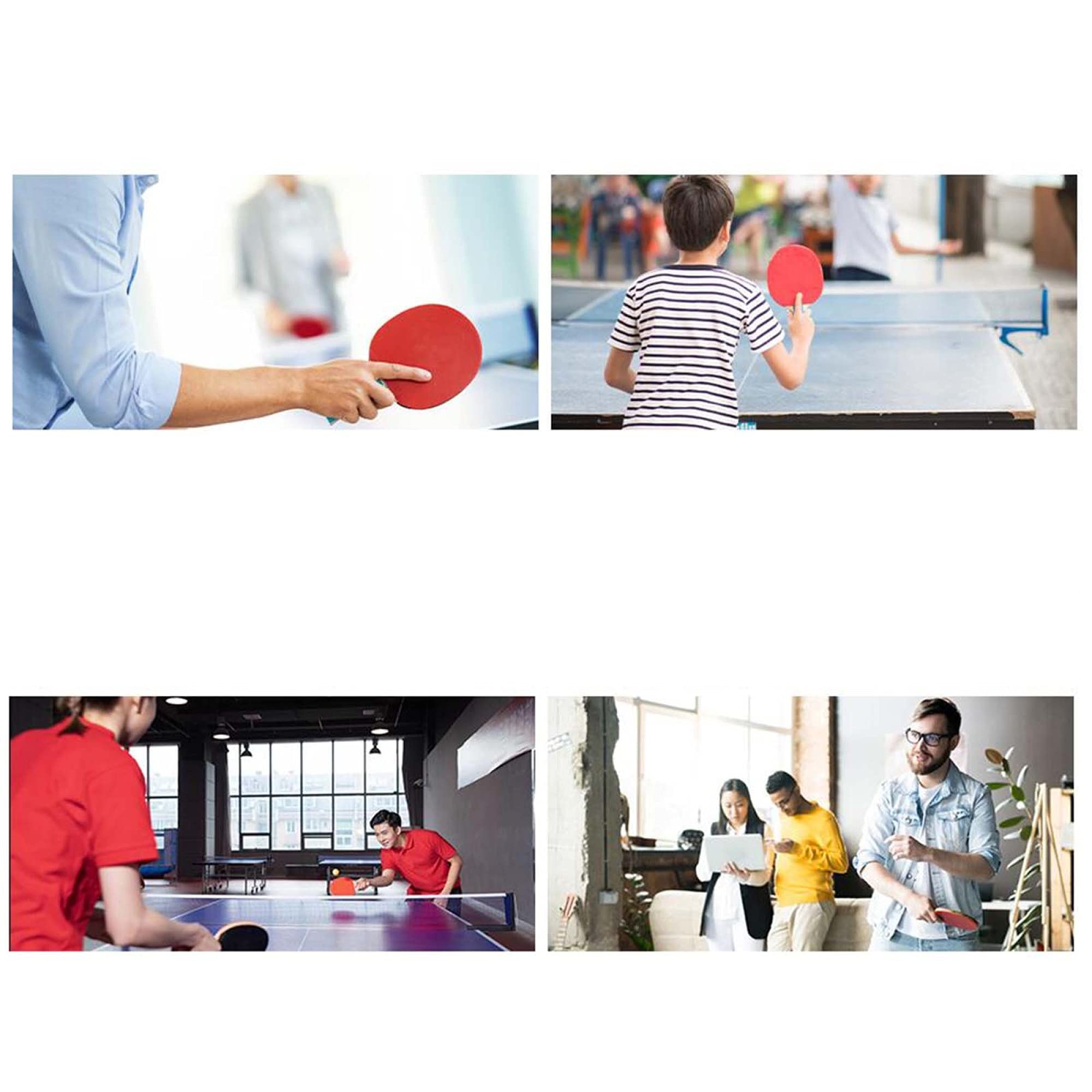 zestaw rakiet do tenisa stołowego, Ping Pong Bat for Sports Training,Rubber