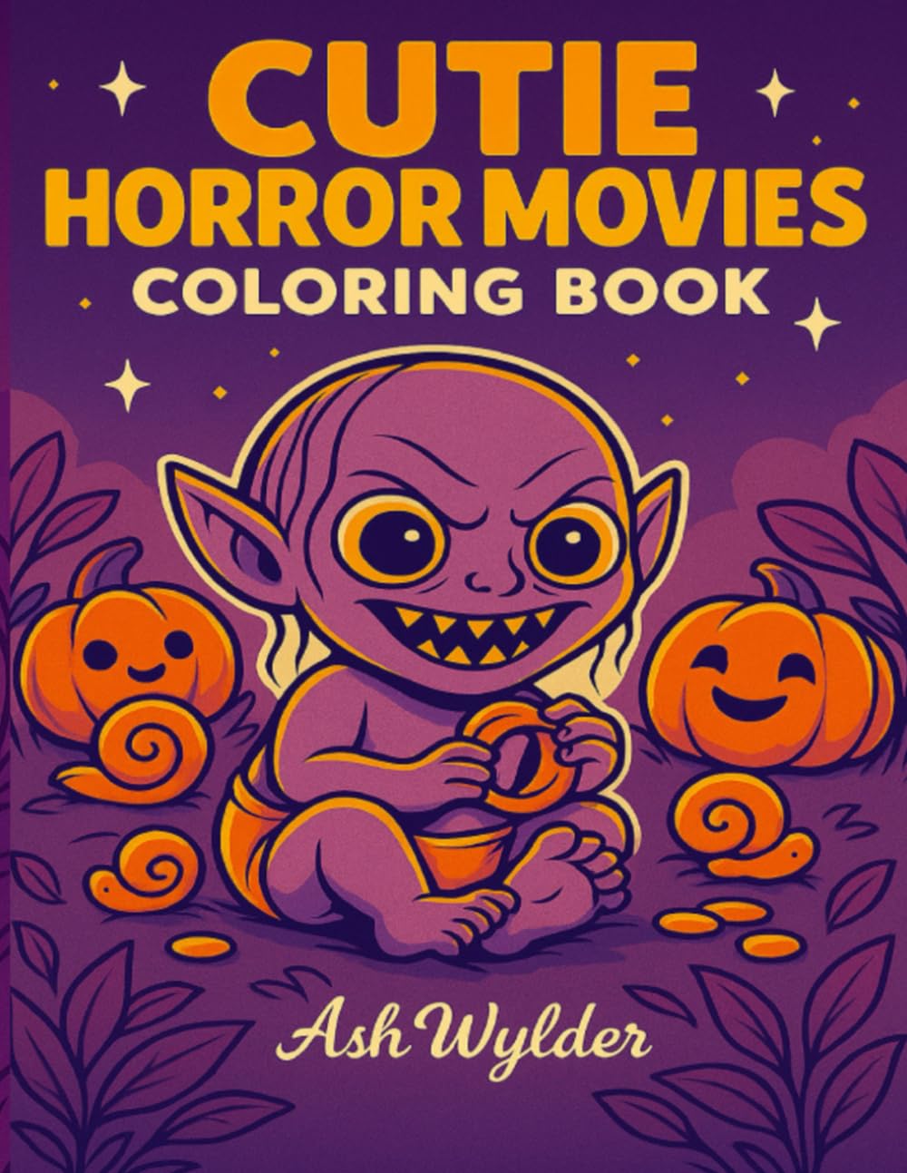 Cutie Horror Movies Coloring Book: 50 Adorably Spooky Horror Movie Monsters to Color – Fun for Kids, Teens, and Adults Alike