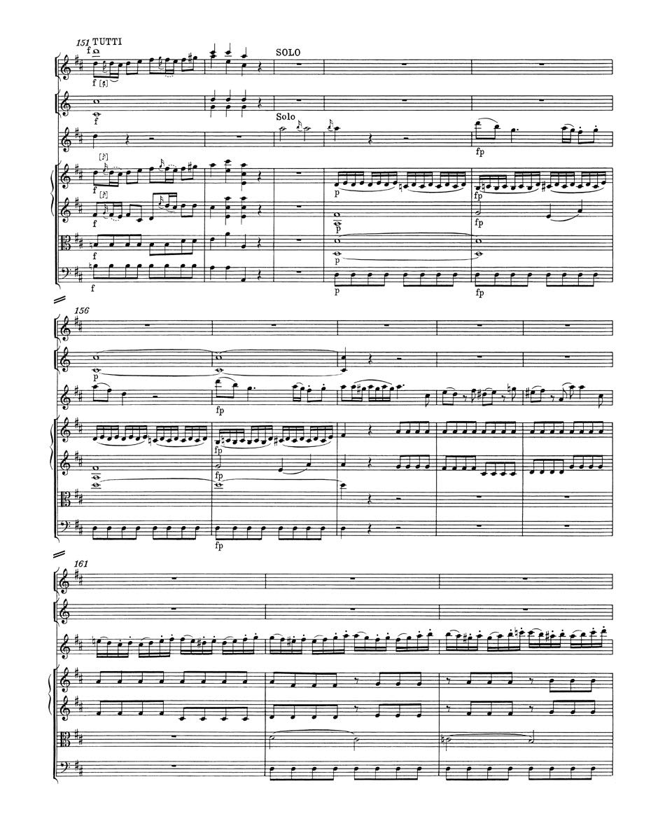 Concerto for Flute in D major K.314 (Full Score) - Image 3