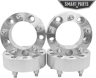 4 QTY Wheel Spacers Adapters 4" (2 inch Per Side) fits all 5x5.5 (5x139.7) vehicle to 5x5.5 wheel patterns with 1/2 - RH threads - Dodge Ram 1500 Ford F100 F150 E100 E150 Bronco Jeep CJ3 CJ5 CJ6 CJ7 Scrambler