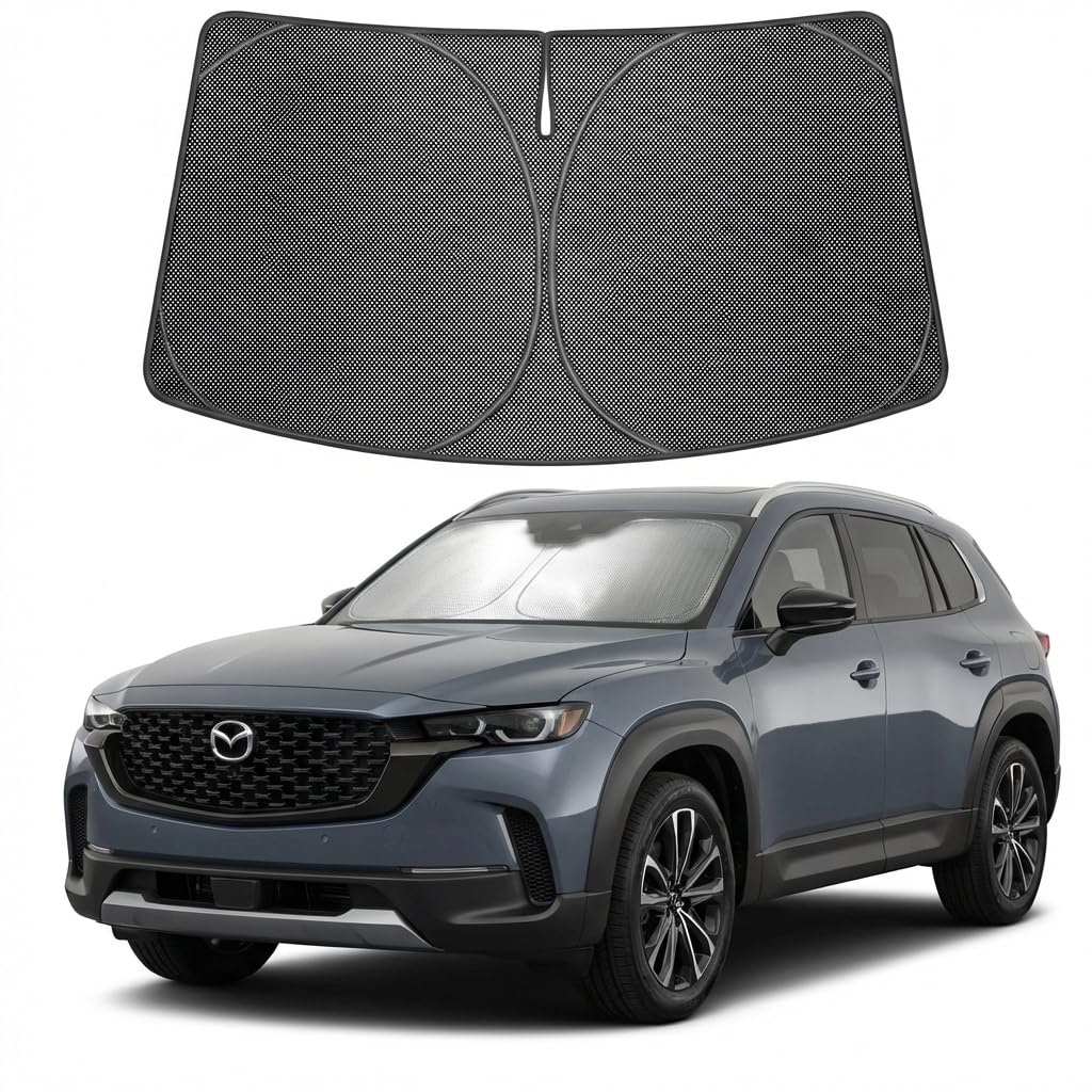 Proadsy Custom Fit 2023-2026 Mazda CX-50 Windshield Sun Shade, Blocks Heat