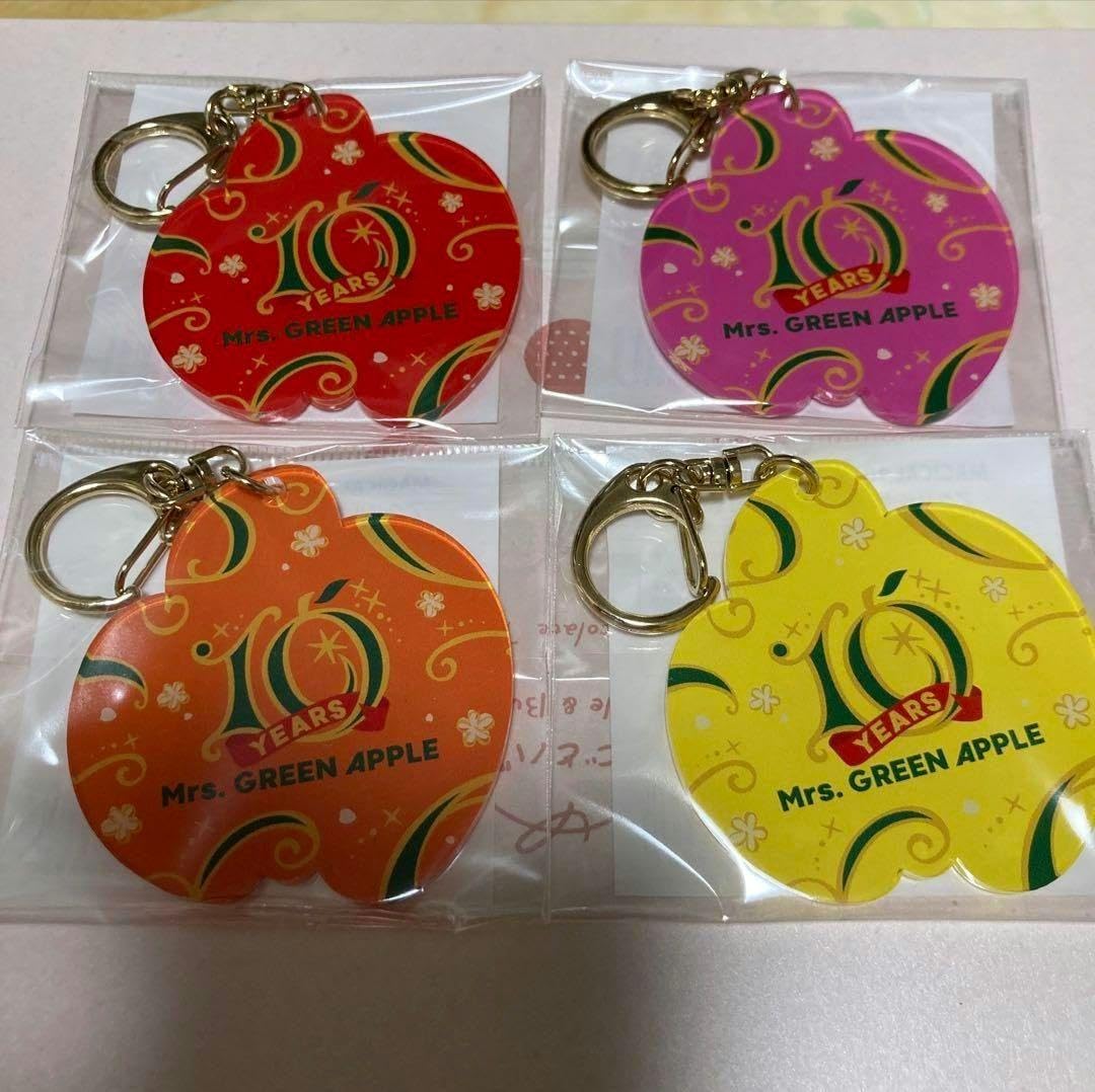 Mrs. GREEN APPLE アクリルスタンドキーホルダー 3人セット ミセスグリーンアップル クスシキ アクリルスタンド3体セット