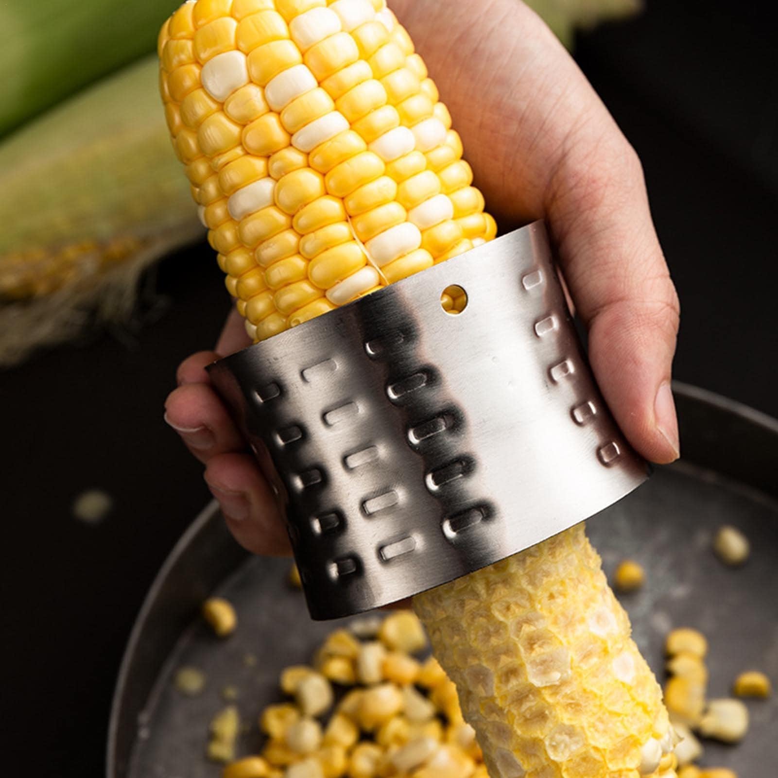 Amazon | SAEYZ とうもろこしカッター コーン粒取り器 トウモロコシ