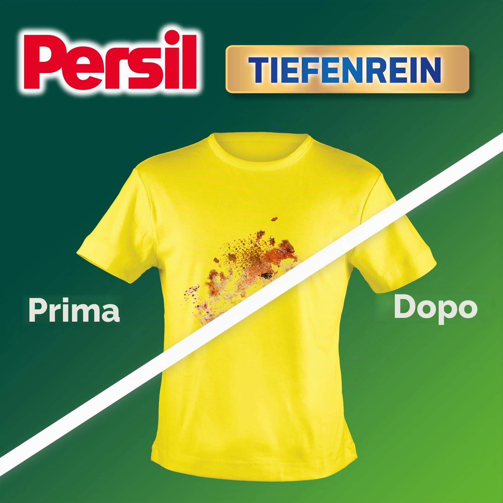 Persil Detergente in polvere per bucato profondo (90 lavaggi), detersivo per colori per capi puri e freschezza igienica per la macchina, efficace da 20 °C a 60 °C