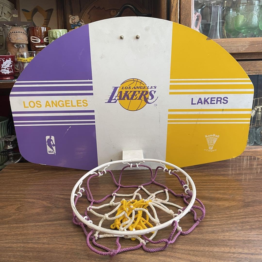 ロサンゼルスLAKERS レイカーズ　バスケットボールゴール　USAヴィンテージ ロサンゼルスLAKERS レイカーズバスケットボールゴールUSA