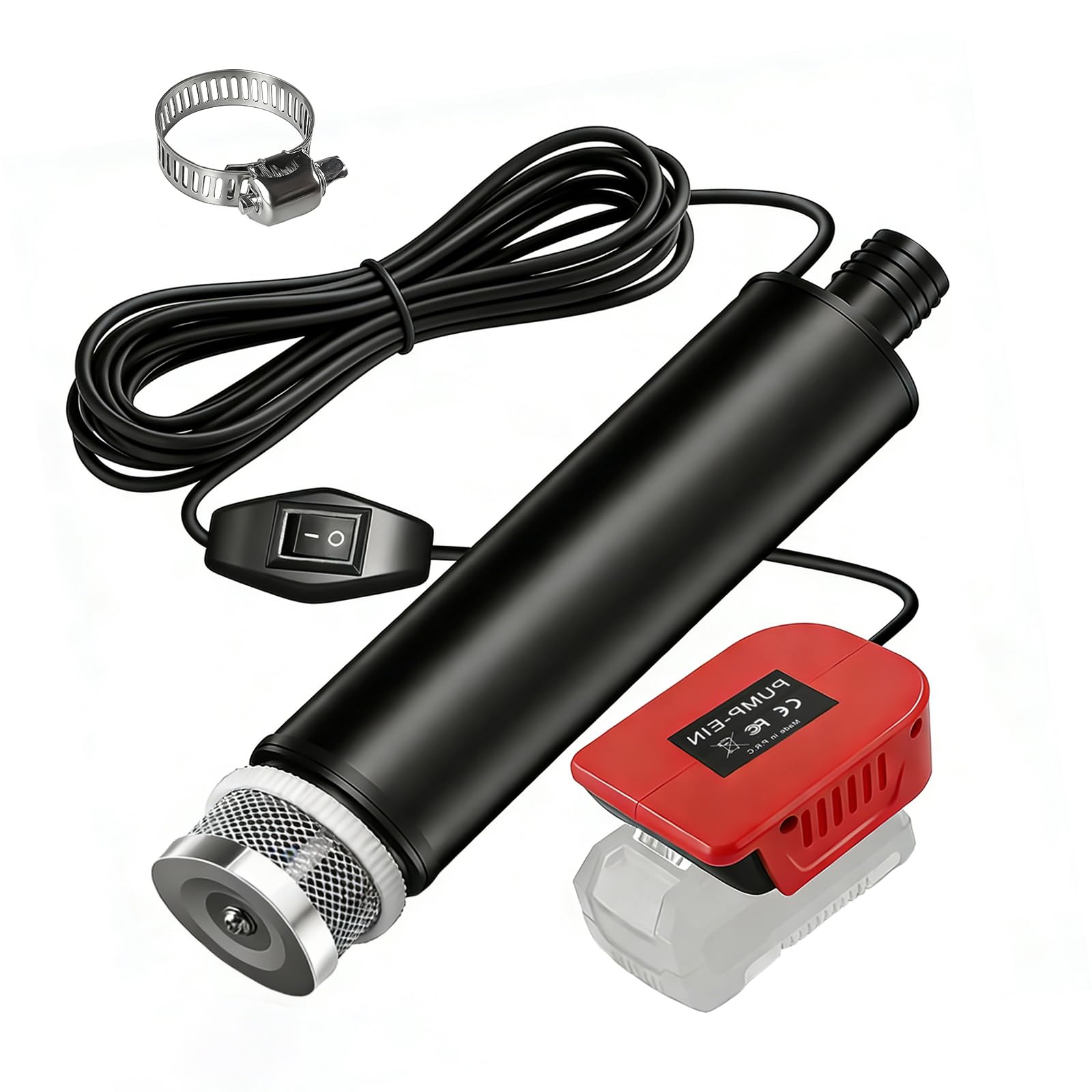 Einhell Bomba De Agua Sumergible Portátil 18V 30 L/Min 15 Ft 120W Para Jardín Tanque Piscina