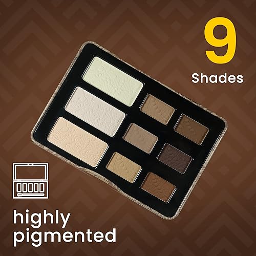 Miniatura 2 de Ccolor Cosmetics - Paleta de sombra de ojos natural mate, acabado mate, maquillaje de sombra de ojos altamente pigmentada, paleta de ojos de larga