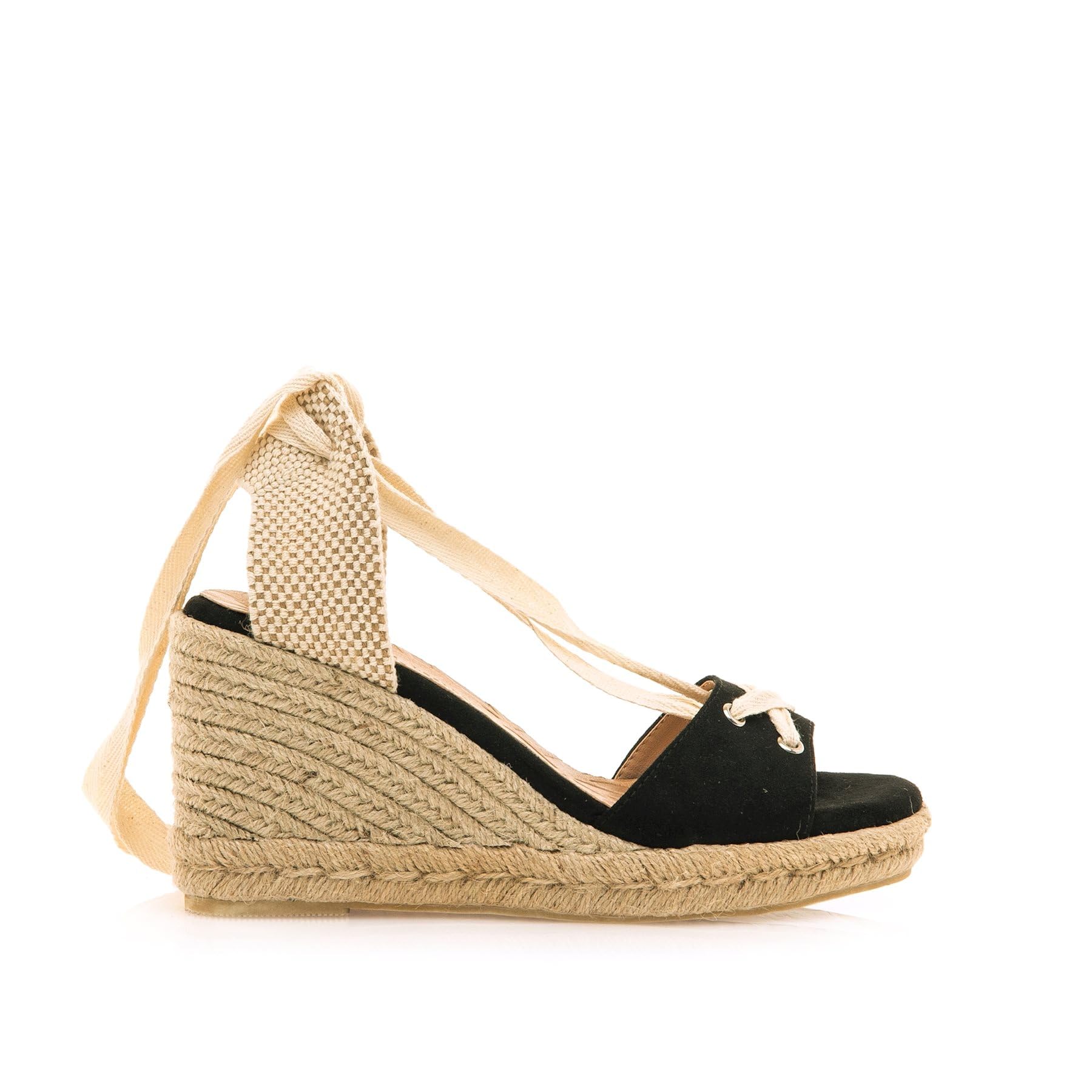 MTNG Women's 59725 Sandal, Black/White, 6.5 UK