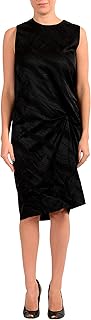 Women's Black Sleeveless Crewneck Shift Dress US S IT 40 - Buy now