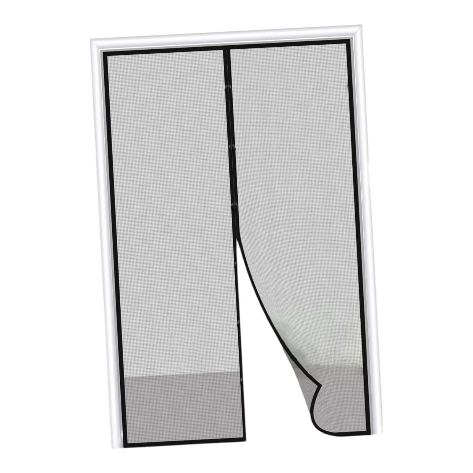 Magnetic Door Curtain Breathable Mesh Curtain for Sliding Door Bedroom Patio 80x210cm | Home Improvement | Building & Hardware | Windows & Window Hardware | Other Window Accessories-image-25