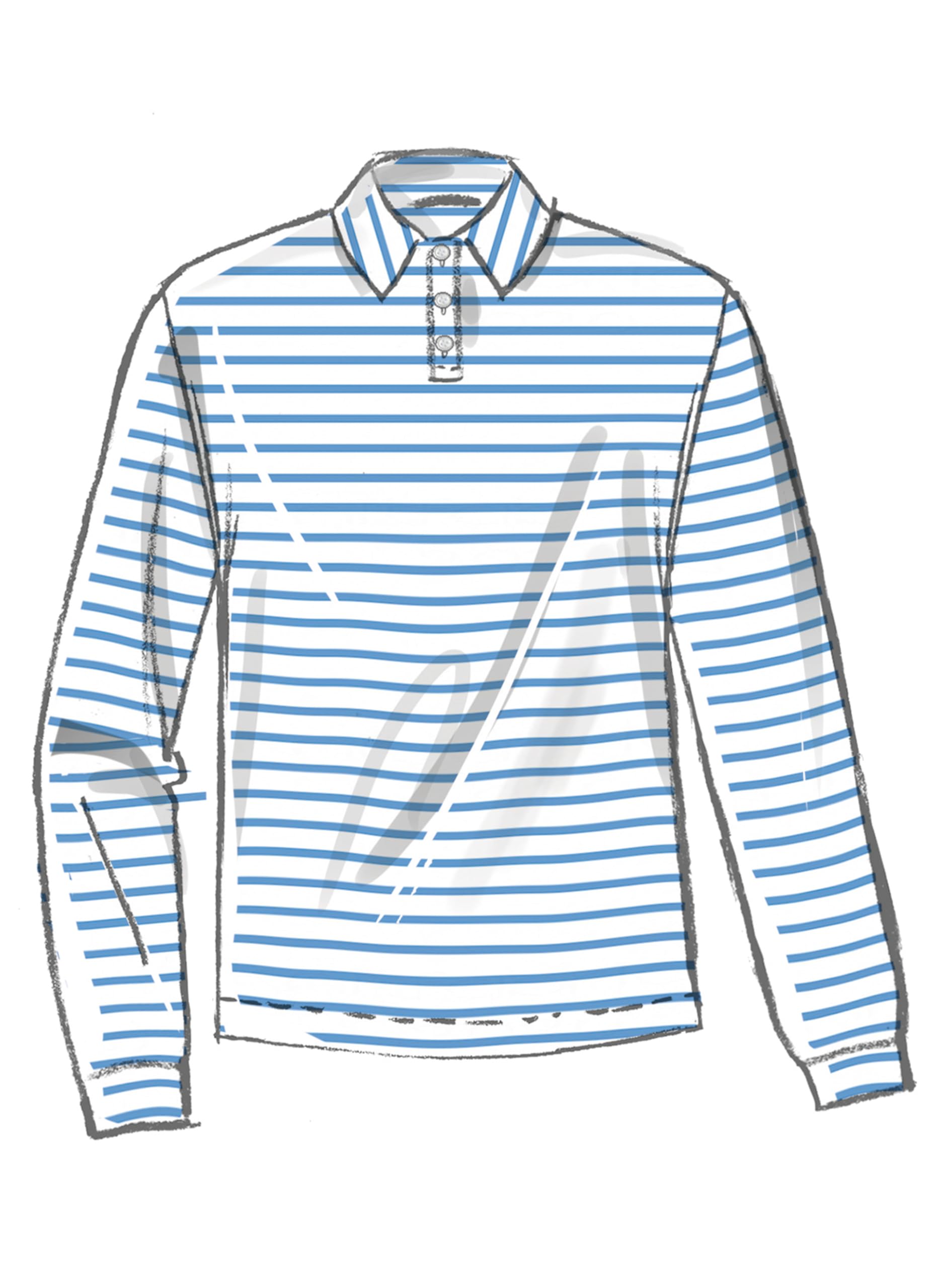 MCCALLS M8518A Schnittmuster für Herren-Polo-Shirts A (S-M-L-XL-XXL)
