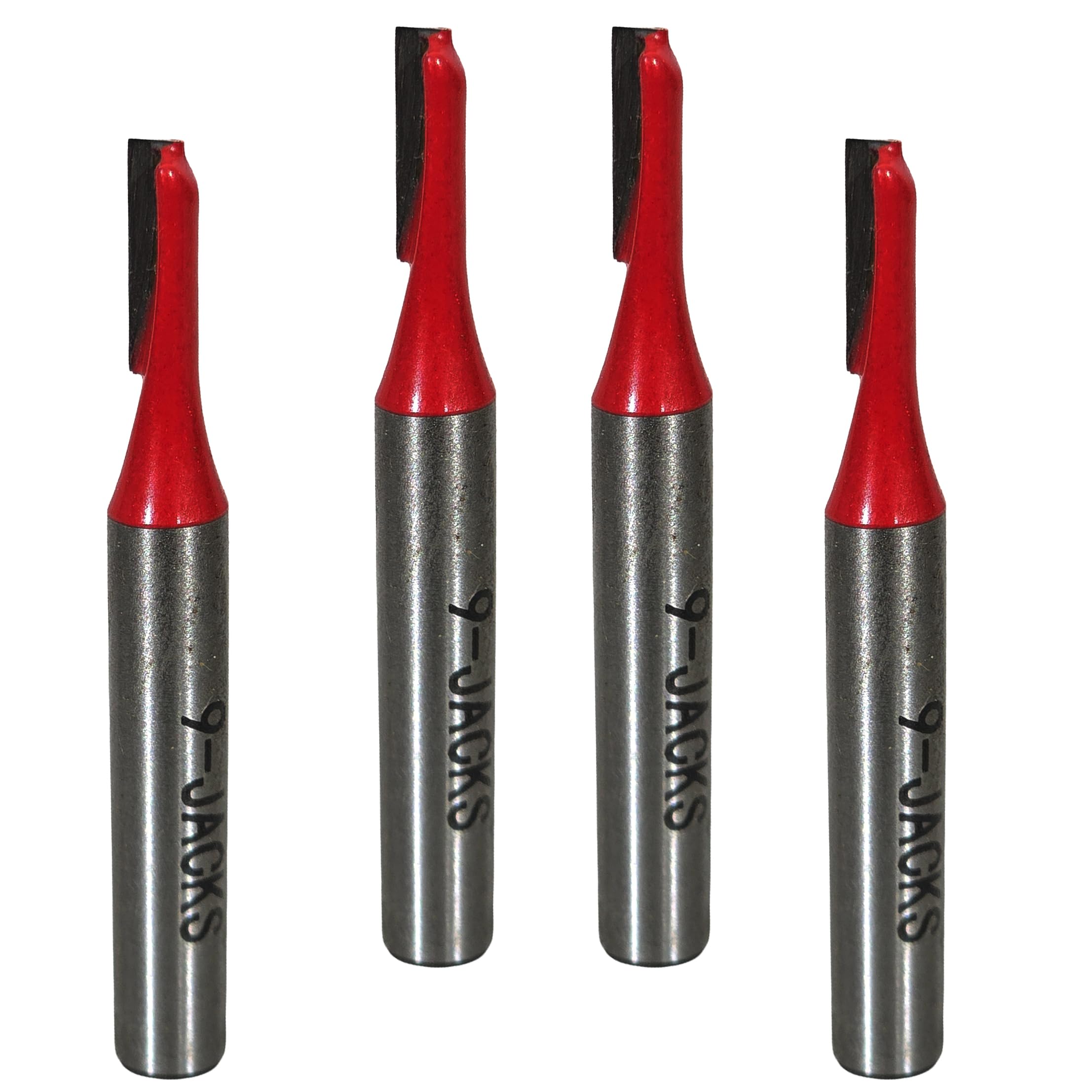 Digital Craft 4pc 6.35mm Shank 4mm Dia Router Trimmer Bit with Premium Edge Trimming & Light Routing for Wood, MDF, Chipboard, Laminate & Softwood-image-32