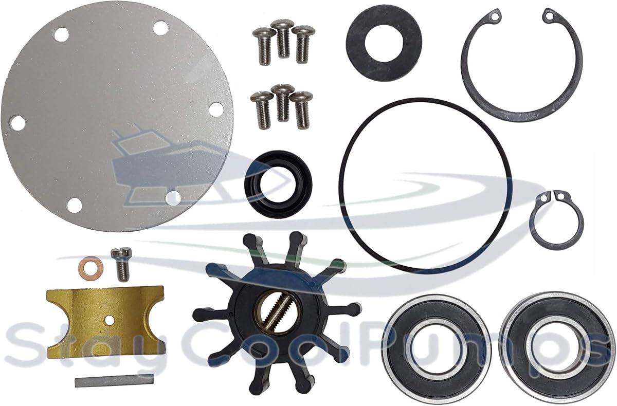 SCP-2620 Major Rebuild Kit Replaces Jabsco Marine Raw Sea Water Pump 2620-1101 Kohler 5HP A249861
