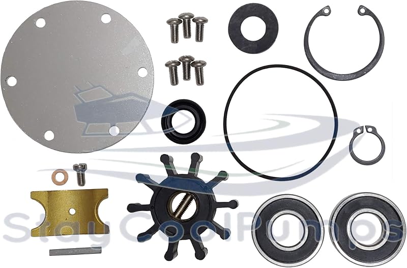 SCP-2620 Major Rebuild Kit Replaces Jabsco Marine Raw Sea Water Pump 2620-1101 Kohler 5HP A249861
