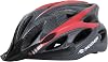 PANTHER HO-028 Bicycle Helmet, For Adults, Juniors, Cycle Sports Helmet, Adjustable Dial Size, Visor, Rear Light, Breathable, Shock Resistant, Unisex