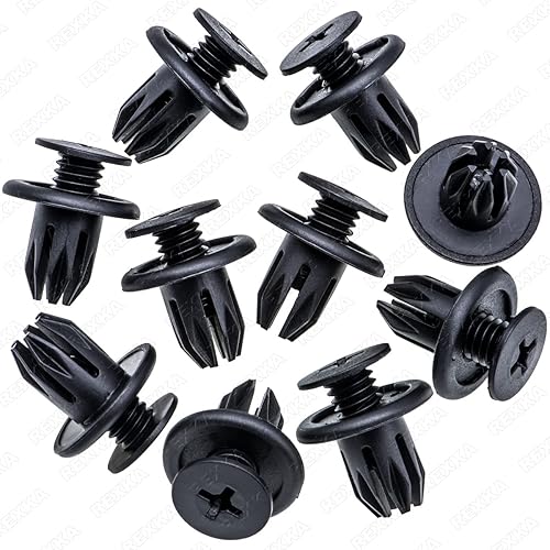 Rexka 10 Uds. Cubierta de parachoques para guardabarros, sujetadores de clips para Honda Acura BMW Mini Cooper Countryman Cooper Paceman 07130702966