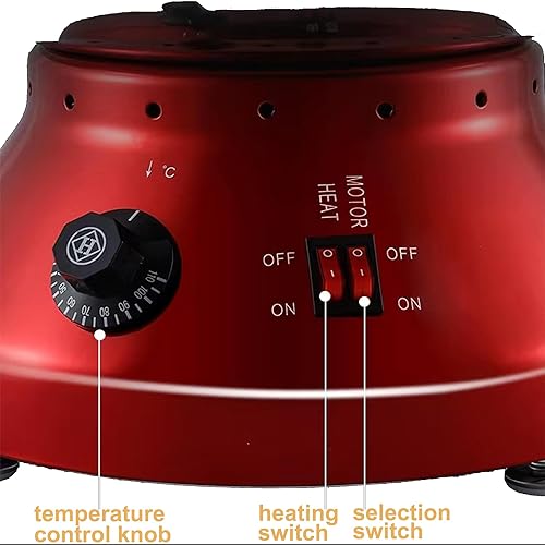 Miniatura 5 de Fuente de chocolate 110V eléctrica 5-Tiers Fuente de chocolate digital Máquina de fusión Fuente de fondue de calefacción (rojo)