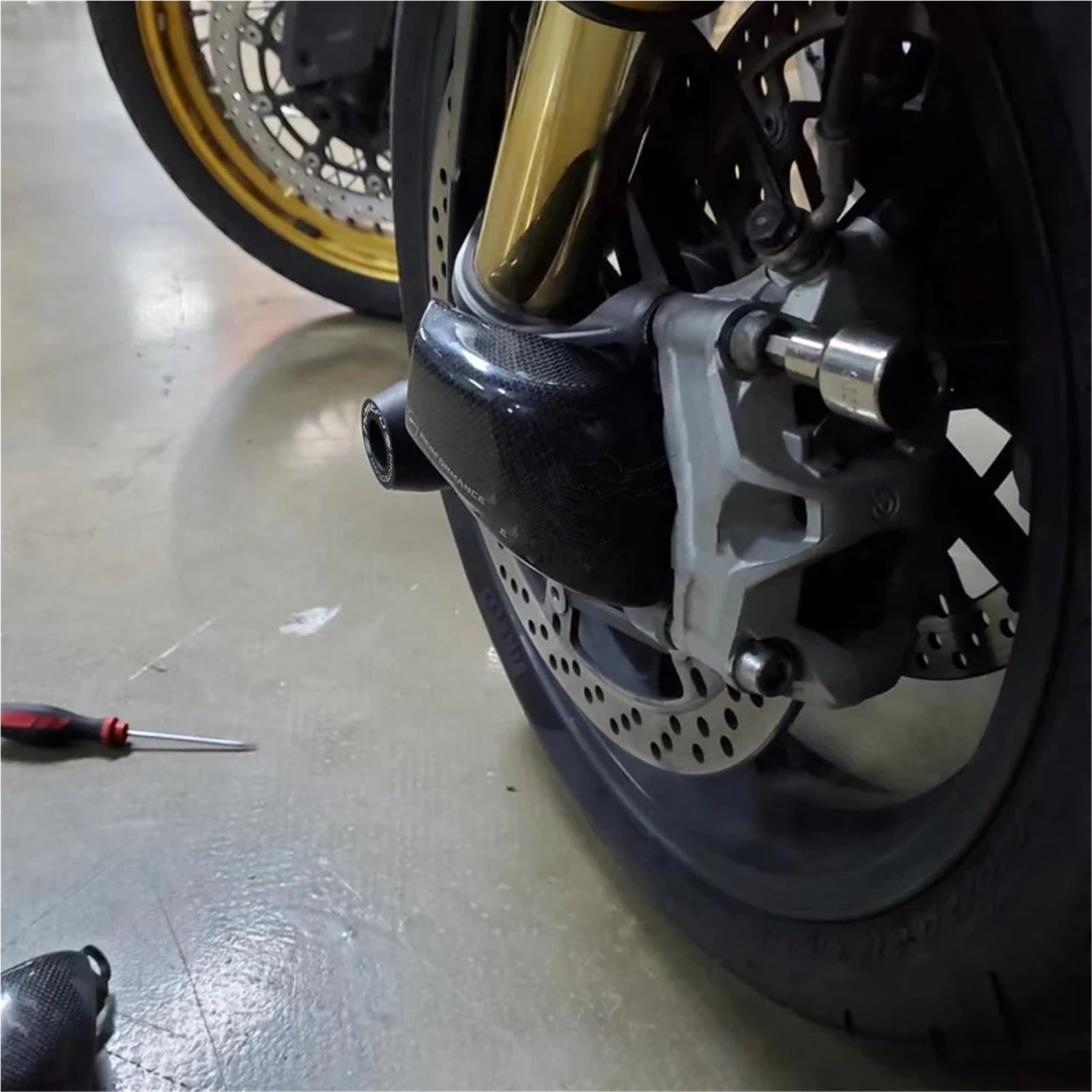 Refrigeración de Pinza de Freno Compatible con Ducati Panigale Streetfighter MTS V4 V4S V4SP SP SP2 100 Mm, Pinza Delantera, Cubierta De Radiador, Conducto Aire Refrigeración Frenos