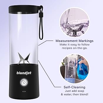 Amazon.com: BlendJet Portable Blender for Smoothies & Shakes