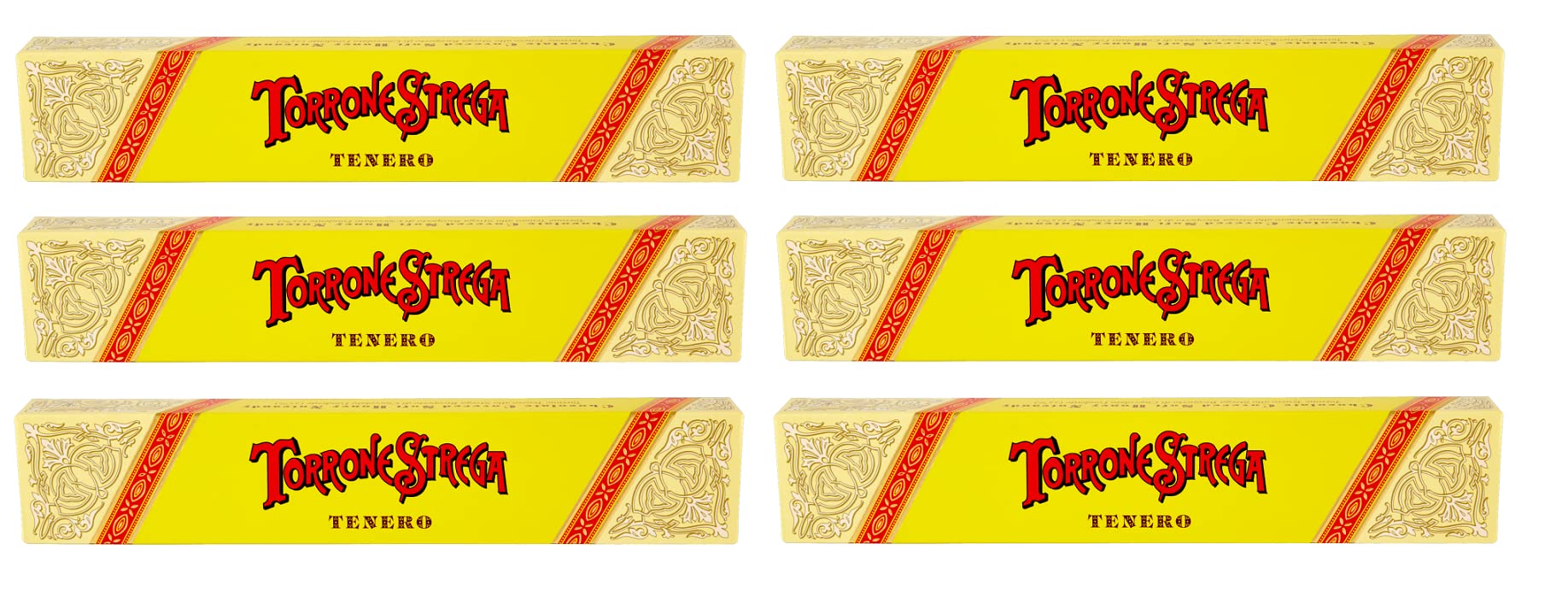 Torrone Alberti Strega Torrone Tenero Ricoperto di Cioccolato Fondente Nougat suave recubierto de chocolate negro, 150 g sin gluten