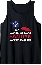 My Mother In Law is Samoan Nothing Scares Me Samoa Flag Tank Top
