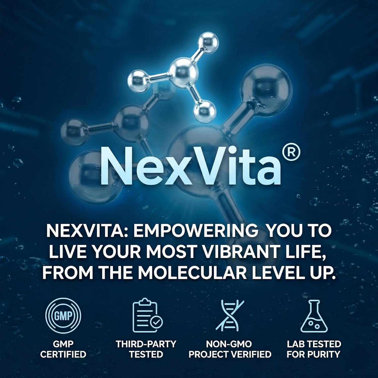 Hydrogen Water Tablets with Magnesium, 8PPM H2 Molecular Hydrogen Tablets for Drinking Water, Fast-Dissolving for Brain Health, Energy & Metabolism, Supports Cognitive Function