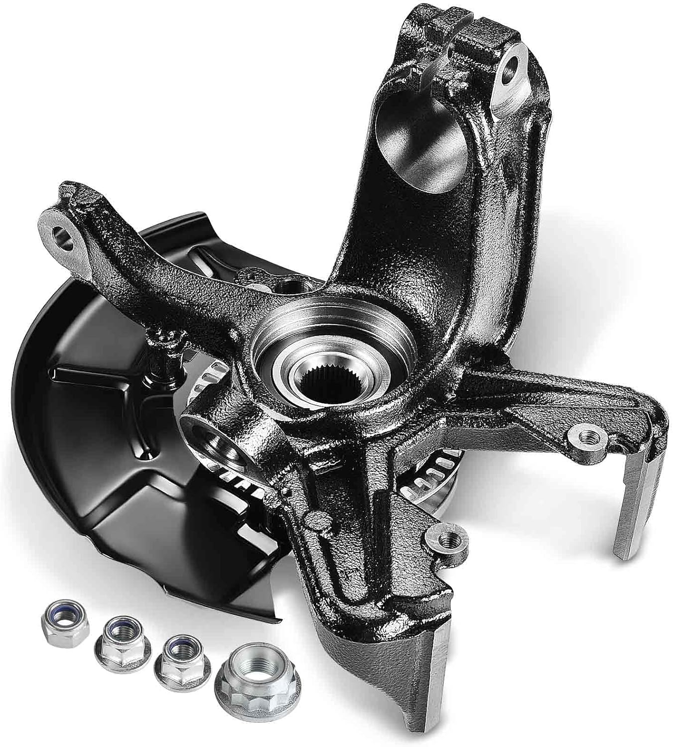 A-Premium Front Left Steering Knuckle & Wheel Bearing Hub Assembly Compatible with Volkswagen Jetta 1999-2005, Golf 1999-2006 2010, Beetle 1998-2010, Driver Side