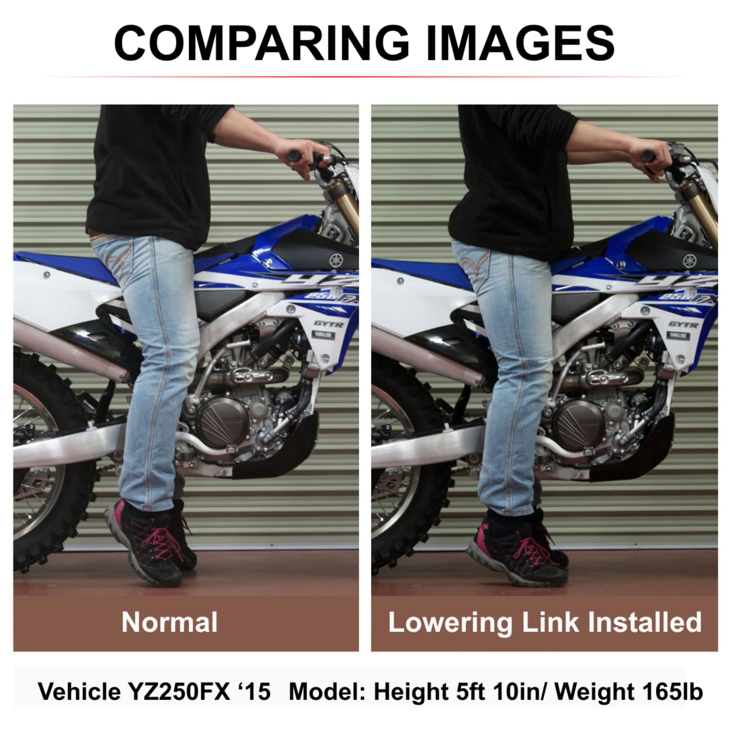 Amazon.com: ZETA Lowering Link Compatible with Kawasaki KLX230