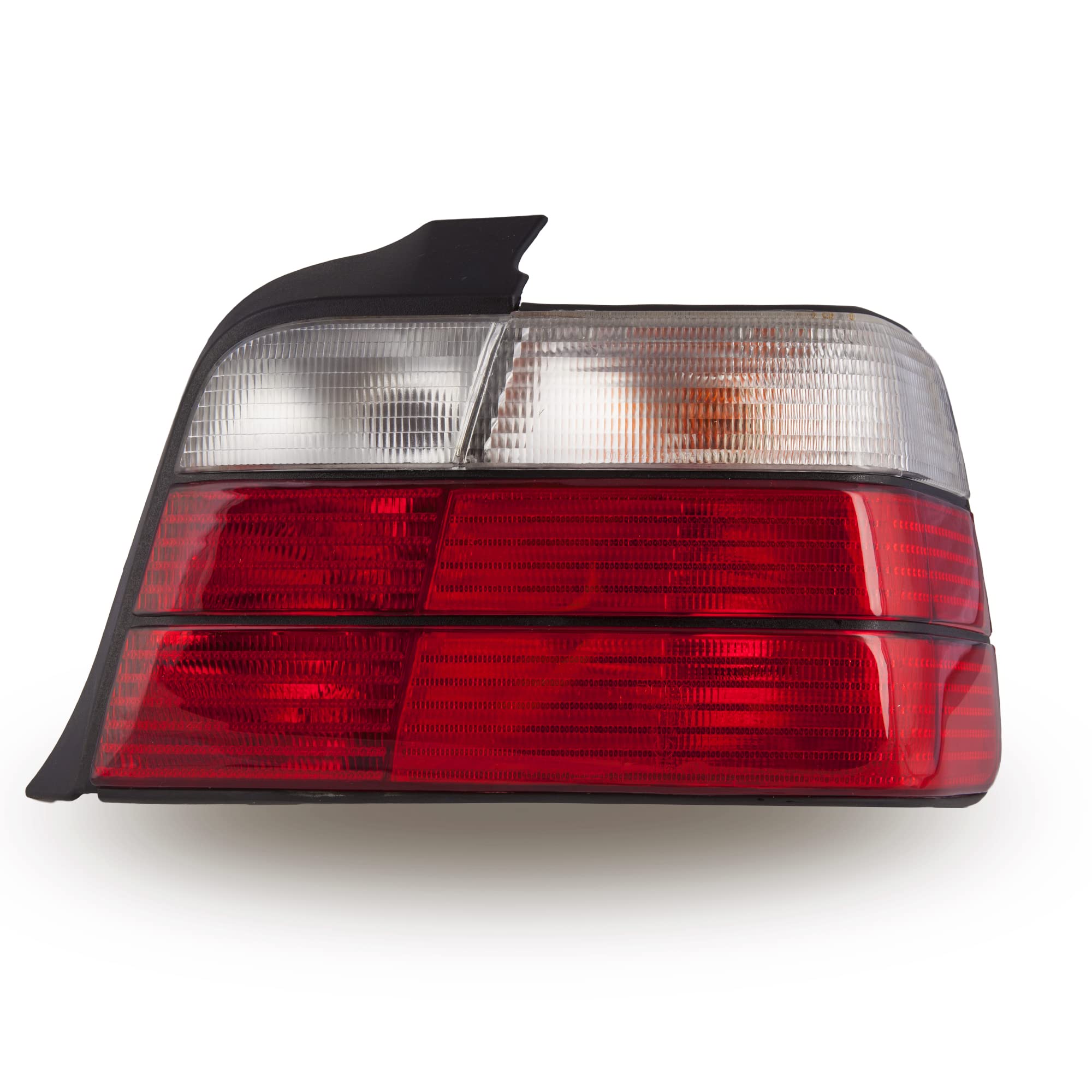 Luces traseras VR-1753 - Conjunto de luces traseras portalamparas coche (1 par, lado del conductor y del pasajero, aspecto deportivo, color rojo y blanco)