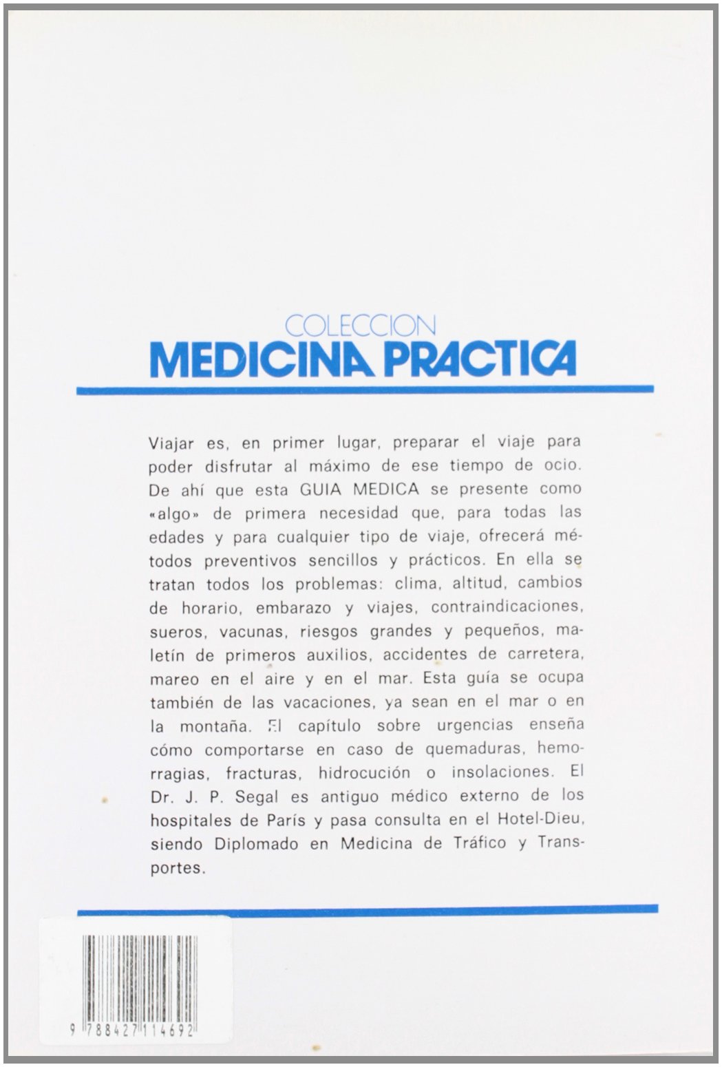 Guia Medica Para los Viajes y Vacaciónes