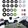 28 Piezas Anillos de Precisión, Control de Movimiento de Asistencia de Puntería, 14 Diferentes Resistencias Protector de Joystick Compatible con PlayStation 4 PS4, PS5, Xbox One, Series X, Switch Pro, Mandos Scuf (Todos) 1