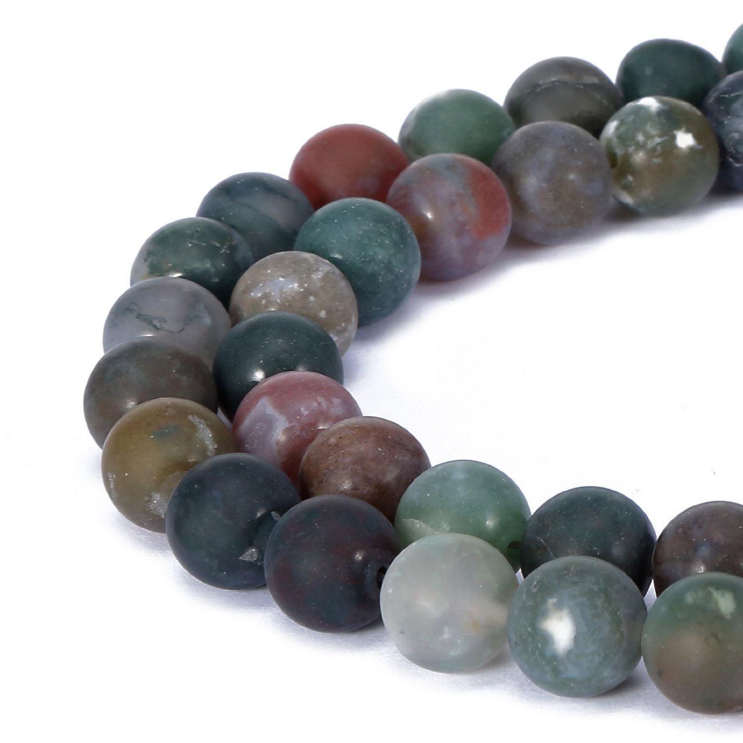 Ruilong Gorgeous Natural Fushia Drusy Agate Gemstone Matte Round Loose Beads For Jewelry Making