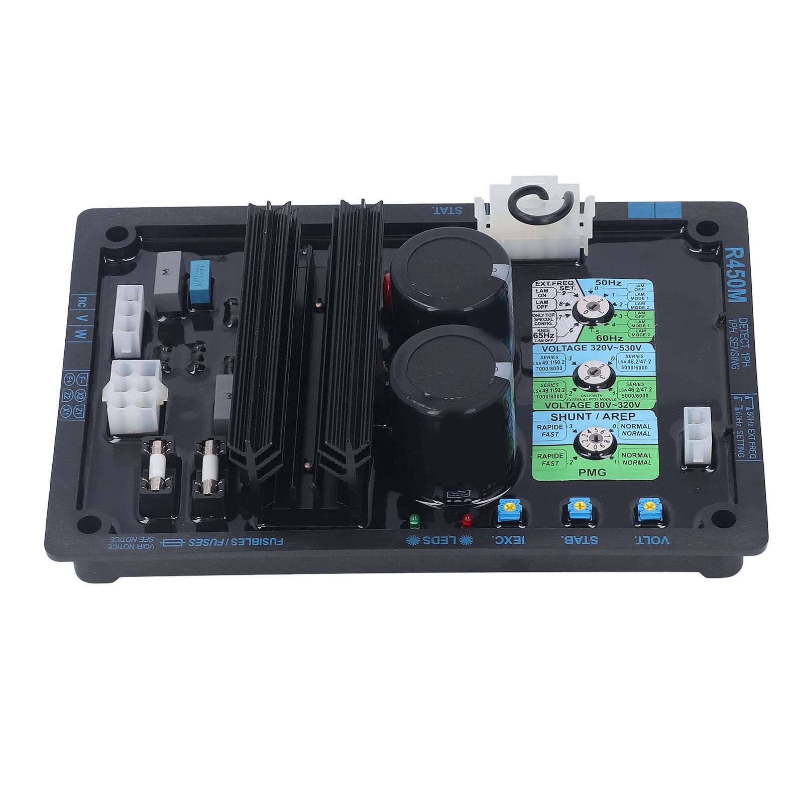 Regulador de Voltaje Automático Generador Diésel AVR Excelente Rendimiento para Control de Potencia Estable Salida de Campo Magnético Protección Ajustable para Accesorios de Grupos Electrógenos