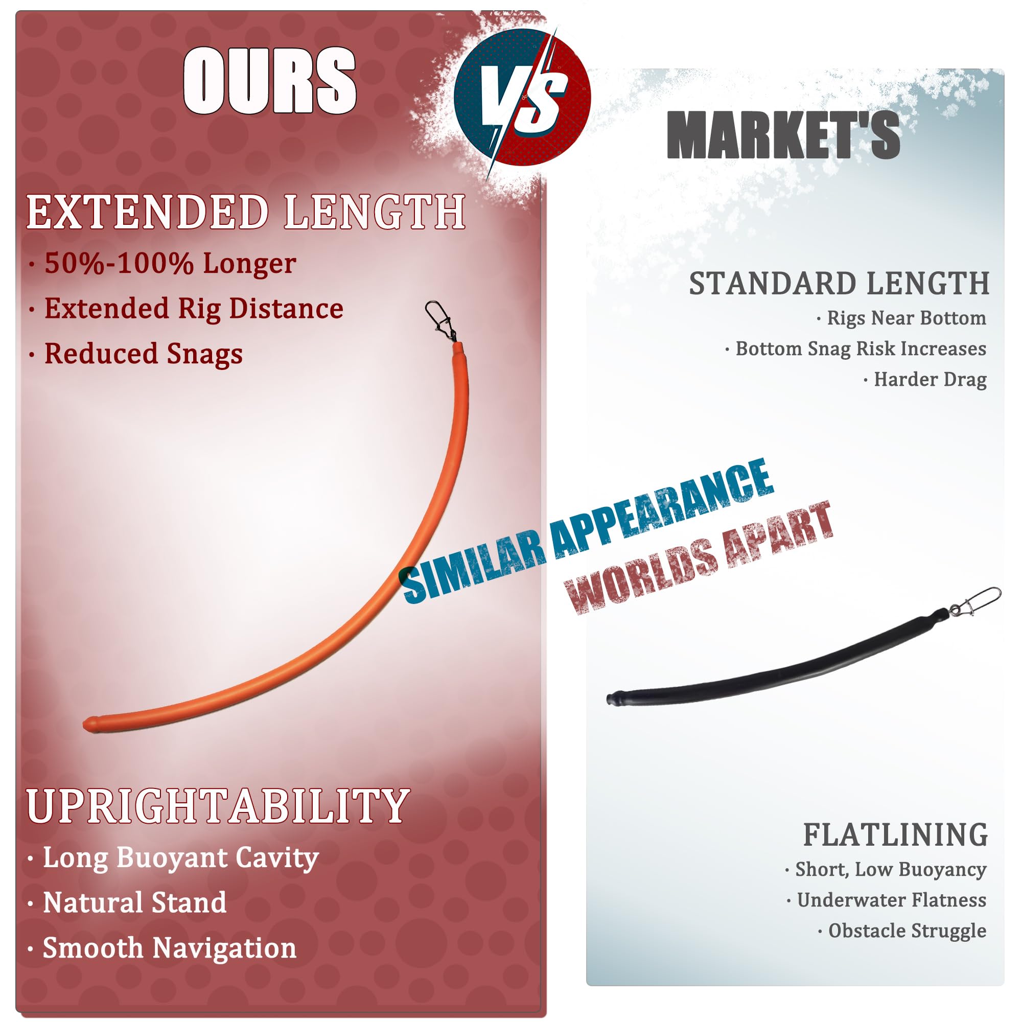 VMSIXVM Dragging Weights for Catfishing, Drag Weights No Snag Sinkers for Bottom Bouncing, Trolling, Drifting, Snagless Catfish Sinker Tackle Gear and Equipment