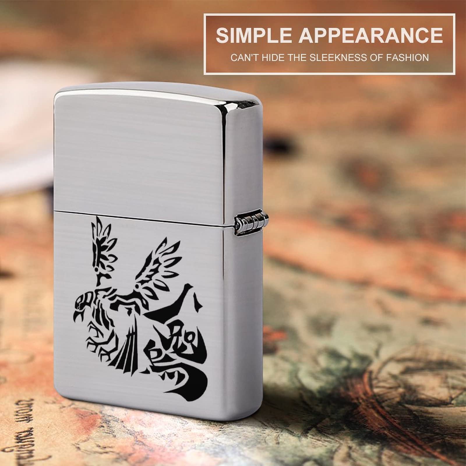 Amazon.co.jp: Zippo兼用ケース 八咫烏 カラス 鳥 ジッポ