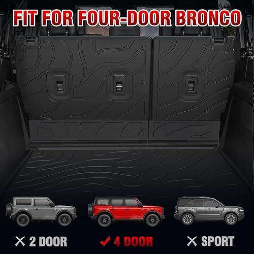 Miniatura 3 de Mabett Fundas de respaldo de asiento para Ford Bronco 2021 2022 2024 4 puertas Bronco Accesorios