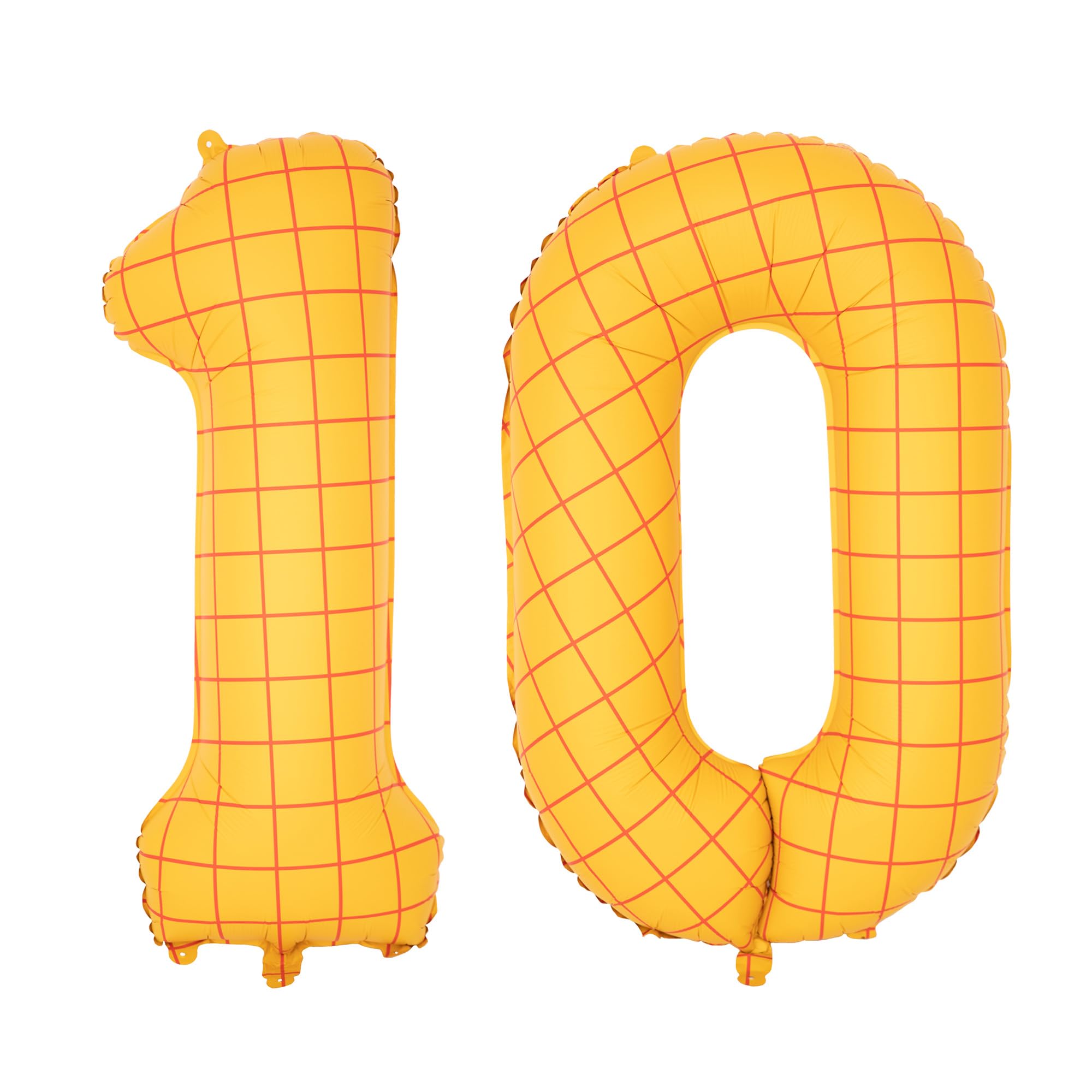 40-Inch Large Number Balloon Toy Inspired Story Matte Yellow Birthday Balloon Western Rodeo Party Supplies Boy Girl Story Anniversary Kids Birthday