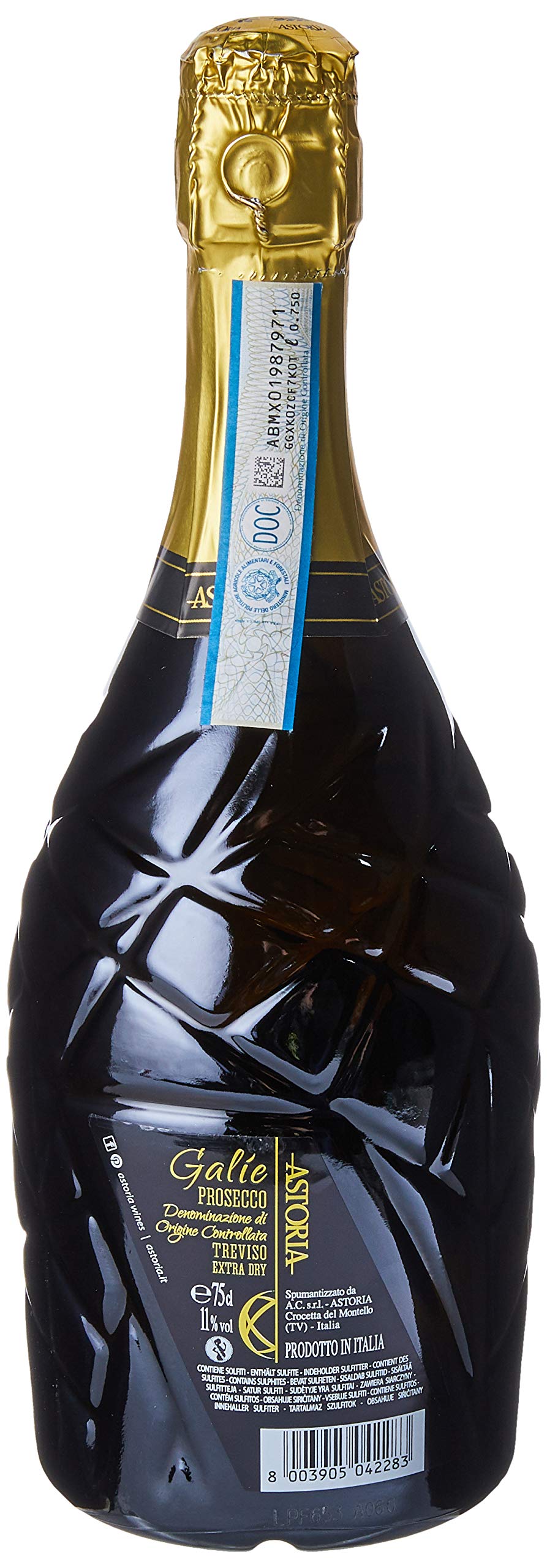 Astoria Prosecco Doc Treviso "Galie"Spumante - 6 bottiglie da 750 ml