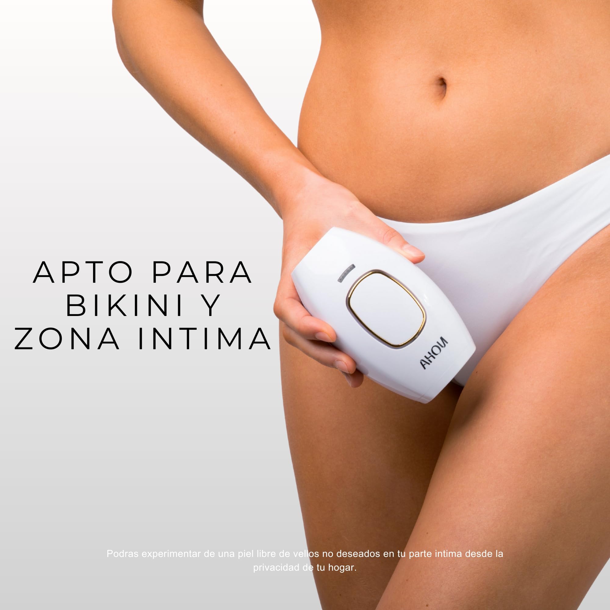 NOHA Depiladora IPL Desde Casa - Rapida Reducción del Vello Con Resultados Duraderos - Indoloro - Para Mujeres y Hombres (Blanco, NOHA FULL KIT)